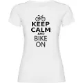Kruskis Keep Calm And Bike On Kortarmet T-skjorte