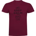 Kruskis Keep Calm And Bike On Kortarmet T-skjorte