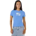 Rip Curl Oceanic Fitted T-skjorte blå