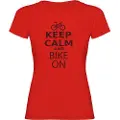 Kruskis Keep Calm And Bike On Kortarmet T-skjorte