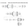 Sram 76d Disc Brake Forhjulsaksel