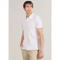 Bendorff for man. 830145045 Polo pique short sleeve white logo edition (M), Casual, Cotton