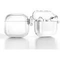 24hShop Glitrende beskyttelsesetui for AirPods 4 med metallklips - Klar