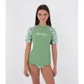 Hurley Mikonos Rashguard Med Korte Ermer Til Dame