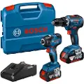 Bosch Gdr 18v-200+gsr 18v-55+l-case Slagtrekker