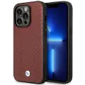 BMW Bmhmp14l22rfgr Iphone 14 Pro 6.1 Leather Diamond Pattern Telefondeksel
