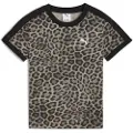 Puma T7 Leo Luxe Slim Tee Women, Clothing, Black, XL