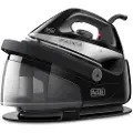 Black & Decker BXSS2200E, Tørr & dampstrykejern, 120 g/min, Sort, 120 g/min, 1,5 l, Avtagbar