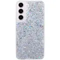 Mtp Products Samsung Galaxy S23 Glitter Flakes TPU-deksel - Sølv