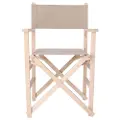 Wellhome Regissørstol Solnedgangsfinish Uten Lakk Steinkapas 51x46x86 Cm