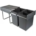 Emuca 8199423 2x20l Resirkuleringsbeholder