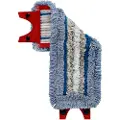 Vileda 4023103139022, Moppehode, Blå, Hvit, Bomull, Mikrofiber, Polyamid, Polyester, 1 stykker
