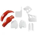 Ufo Honda Cr 250 1990-1991 Hokit097f-999k Fork Protectors & Plastsett