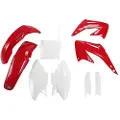 Ufo Honda Cr 125/250 2004-2004 Hokit102f-999 Fork Protectors & Plastsett