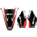 Why Stickers Honda Crf250r 2004-2009 Rear Fender Grafisk Sett