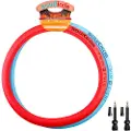Soulciccia 27.5´´x43 Mm Twin Full+light + 2 Valves Tubeless Punkteringsbeskyttende Skum 2 Enheter
