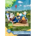 Beast Kingdom Toys Spesialutgave Donald Duck Disney D-stage Campsite Series Goofy & Diorama 10 Cm