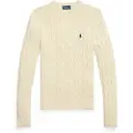 Ralph Lauren for woman. 211971869015 Julianna Sweater yellow (L), Casual, Cotton