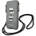 Karl Lagerfeld Handbag Klhcp12lophkcg 6.7 Saffiano Ikonik Karl&choupette Head Telefondeksel