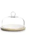 Ibili 26 Cm Glassplate Med Trebunn