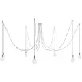 Creative Cables Spider 7 Falls With Light Bulb Pendellampe