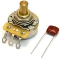 Fender Volum/Tone 250K Ingen Belastning Solid Aksel Potensiometer