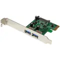 StarTech.com 2 Port PCI Express (PCIe) USB 3.0 Card with UASP