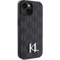 Karl Lagerfeld Klhcp15spklpklk Iphone 151413 6.1 Leather Monogram Hot Stamp Telefondeksel