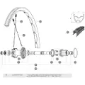 Mavic Crossmax Slr/enduro/xl Pro/deemax Pro 27.5 2014-18 Venstre Eiker 12 Enheter