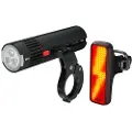 Knog Pwr Trail + Blinder V Bolt Sykkellyktesett