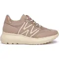 Wonders for woman. A-4001 Azure nude trainers (38), Leather, 3 to 5 cm, Laces, Casual