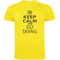 Kruskis Keep Calm And Go Skiing Kortarmet T-skjorte