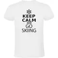 Kruskis Keep Calm And Go Skiing Kortarmet T-skjorte