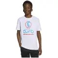 Adidas Uefa Euro25 Official Emblem Kortarmet T-skjorte