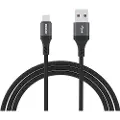Dudao Flettet MicroUSB-kabel 5A 1,2 m - Svart