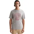 Scotch & Soda Denim Artwork Kortarmet T-skjorte