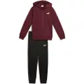 Puma Hooded Full-Zip Poly Suit Youth, Clothing, Ruby Shimmer, 7-8Y