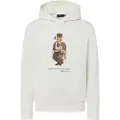 Ralph Lauren for man. 710980306001 Polo Bear fleece sweatshirt off-white (S), Casual, Cotton