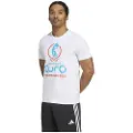 Adidas Uefa Euro25 Official Emblem Kortarmet T-skjorte