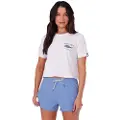 Salty Crew Big Blue Crop Kortarmet T-skjorte