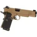 Kj works M1911 Meu Full Metal Tan Co2 Airsoft-pistol