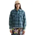 Scotch & Soda Washed Denim Checked Loose Fit Overskjorte