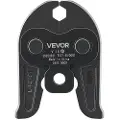 Vevor V15 pressekjeft, 15 mm pressekjeft for V-type rustfrie stålrør, høyfaste pressekjever i karburert stål, kompatibel med standard presseverktøy