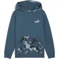 Puma Essentials Camo Hoodie Youth, Age, Dark Indigo, 7-8Y