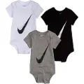Nike Swoosh Kortermet Body 3 Enheter