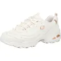 SKECHERS for woman. 11931 D'Lites Fresh Start shoes white (36), Leather, Laces, Casual