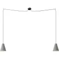 Creative Cables Spider Funnel 2 Falls With Bulbs Pendellampe