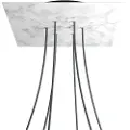 Creative Cables Krovnq406f105 Xxl Rose-one Square Carrara Marmor Rose Sett