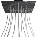 Creative Cables Krovnq4015f104 Xxl Rose-one Square Marquina Marble Rose Kit