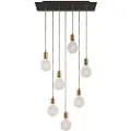 Creative Cables Rose-one Xxl 7 Falls With Light Bulb Pendellampe